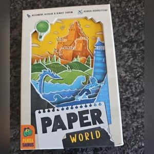 Paper World Card Game By Pandasaurus, Ages 8+, New, Game Time 20 Minutes